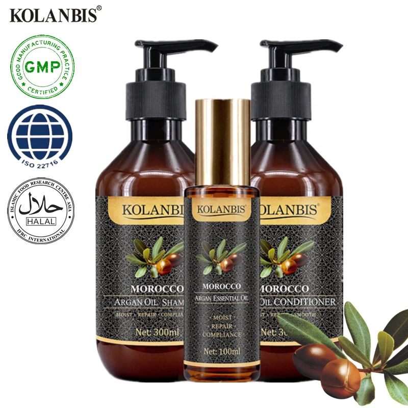 Bulk Price Argan Oil Shea Butter Hair Shampoo And Conditioner Hair Tail Scalp Moisturizing