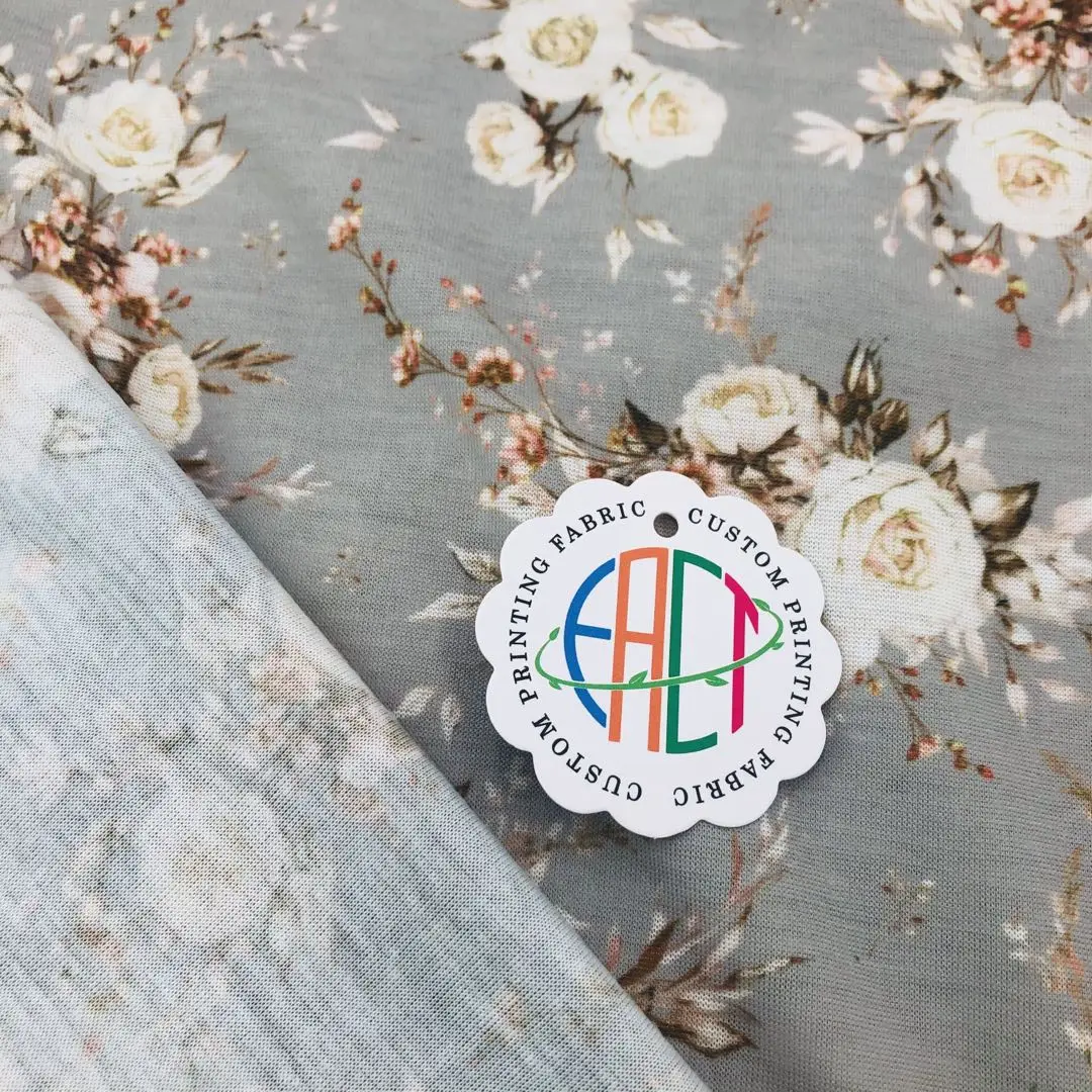 High Quality cartoon Digital Printed Rayon/Viscose Lycra Jersey Fabric for garments No Moq