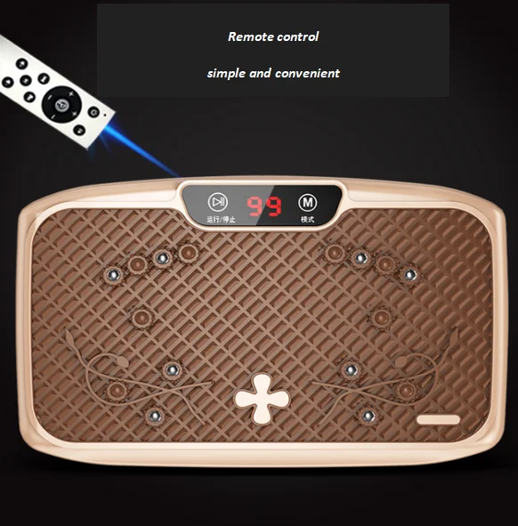 Hot sale body slim trainer fit machines electronic shaker 3D vibration plate for home