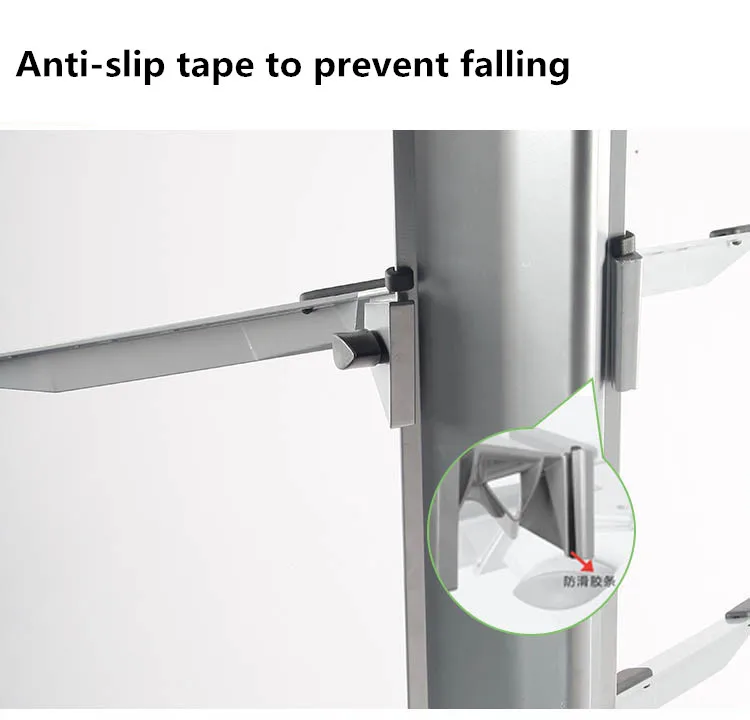 Aluminum Double Keyboard Stand 1.2M Electronic Organ Stand Music Instrument Piano Keyboard Stand