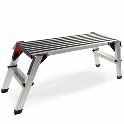 High quality Bench Folding Aluminum Industrial platform Ladders