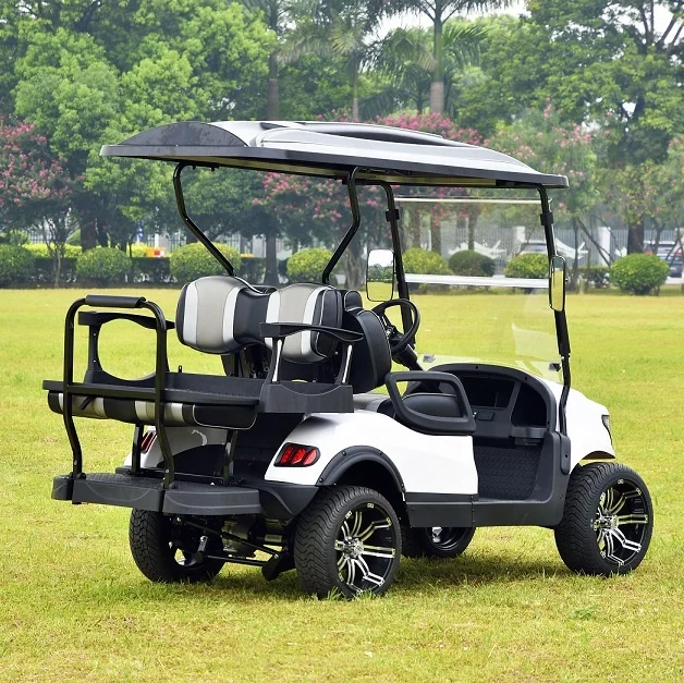 CE certification  electric popular golf buggy with cargo box or rear seat kit for passengers