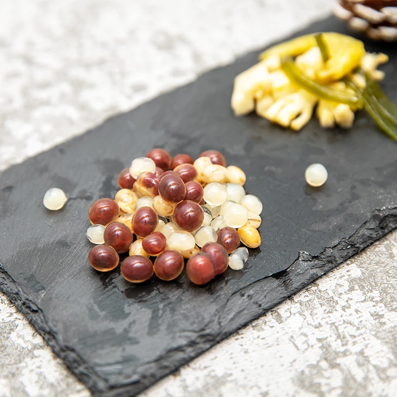 Hot Selling New Products For Beverage Delicious Fruit  Bursting Boba Water 1.2Kg WATER-CHESTNUT Flavor Popping Boba  Flavor