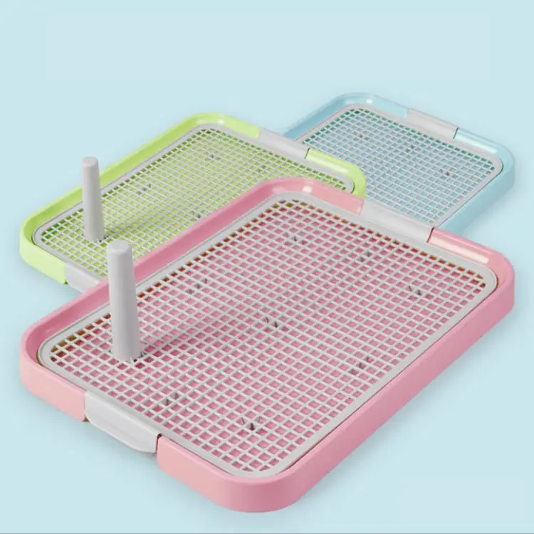 Dog Toilet Tray Plastic Puppy Potty Training Indoor Pet Dog Toilet