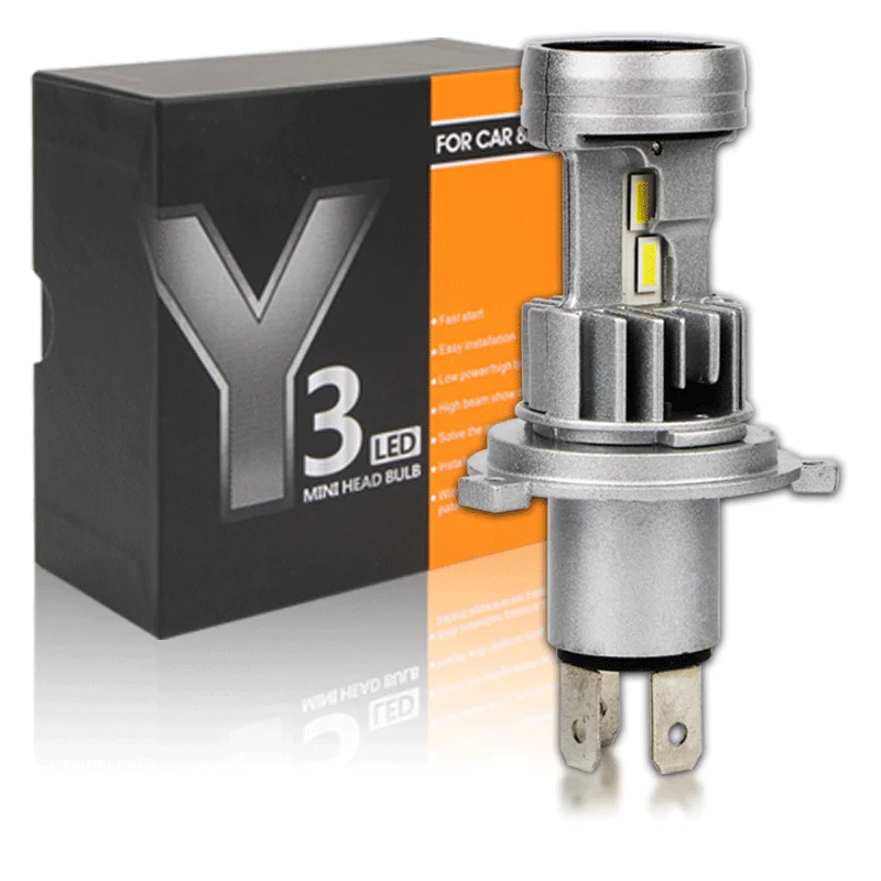 Новинка 2021, мотоциклетная Светодиодная лампа PX43T, проекционная лампа H4 дальнего действия, лазерный мини-светильник