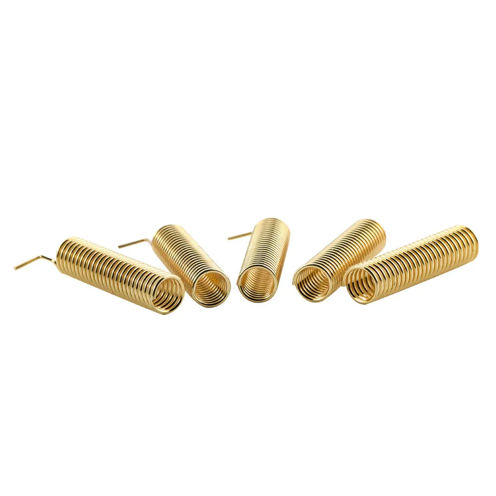 G-NiceRF SW433-TH22 Gold Plated Spring Antenna 2.15dBi height 22mm 433MHz helical Antenna