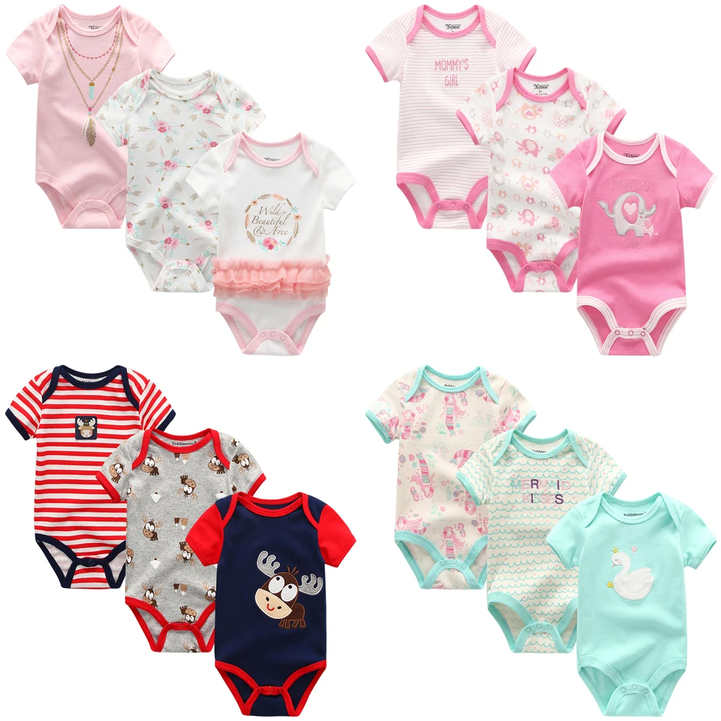 Certified Organic cotton high quality short sleeve girls rompers for babies manufacturing clothes baby rompers toddler wear