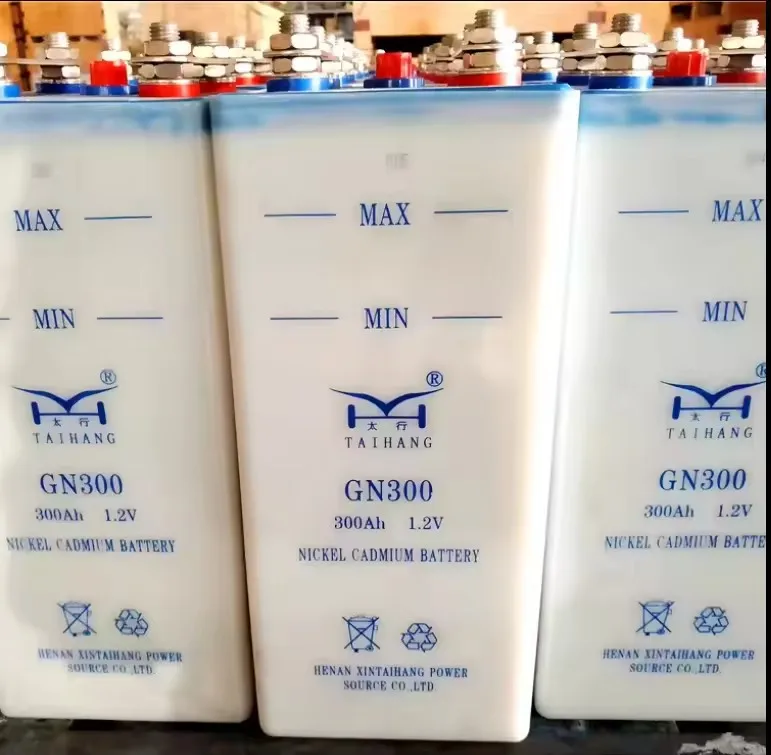 Hot Sale GN300 No Pollution Nickel Cadmium Rechargeable Battery 24v 48v 110v 1.2v 300ah Nicd Battery With Best Quality