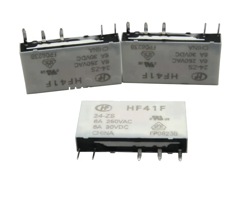 Power relay hf41f HF41F/024-ZS 5 pin 24V