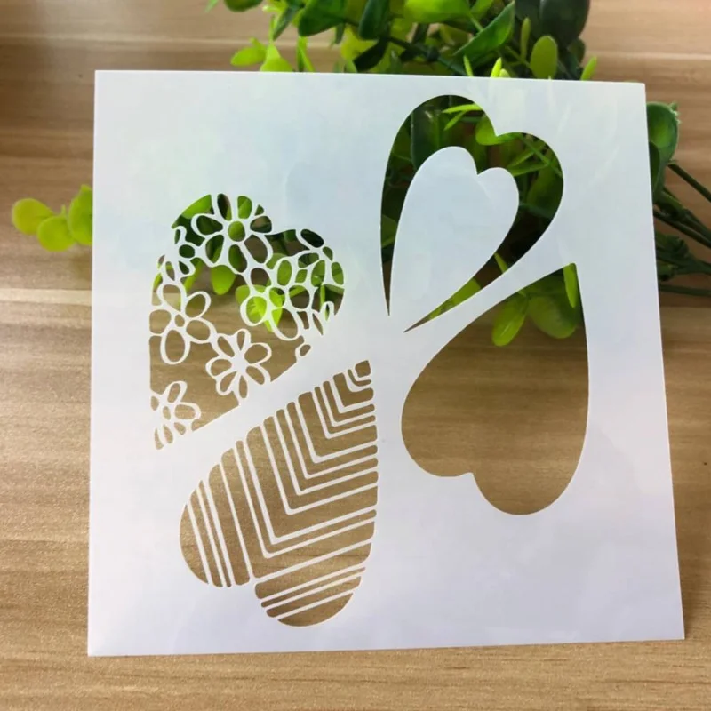 2022 fashion new style Custom Plastic Big Airbrush Wall Paint Stencils for wall reusable Painting Wall Stencil Templates