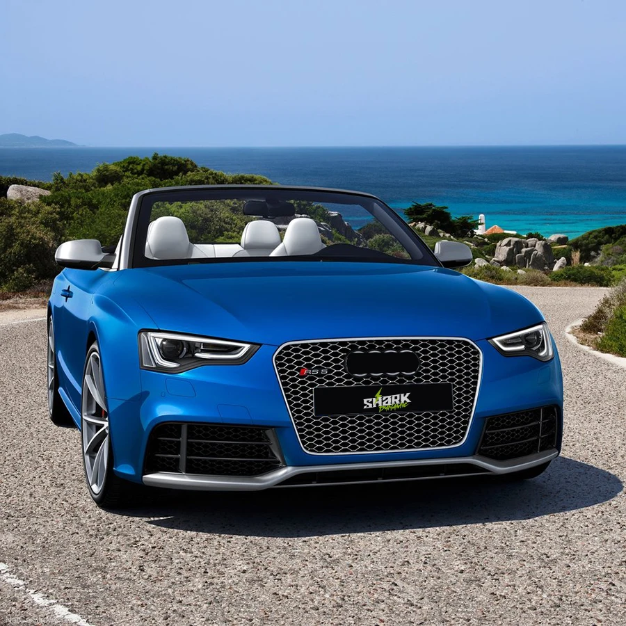 Для Audi A5 2013 2014 2015 серый праймер пластиковый RS5 стиль Корпус Запчасти решетка передний бампер