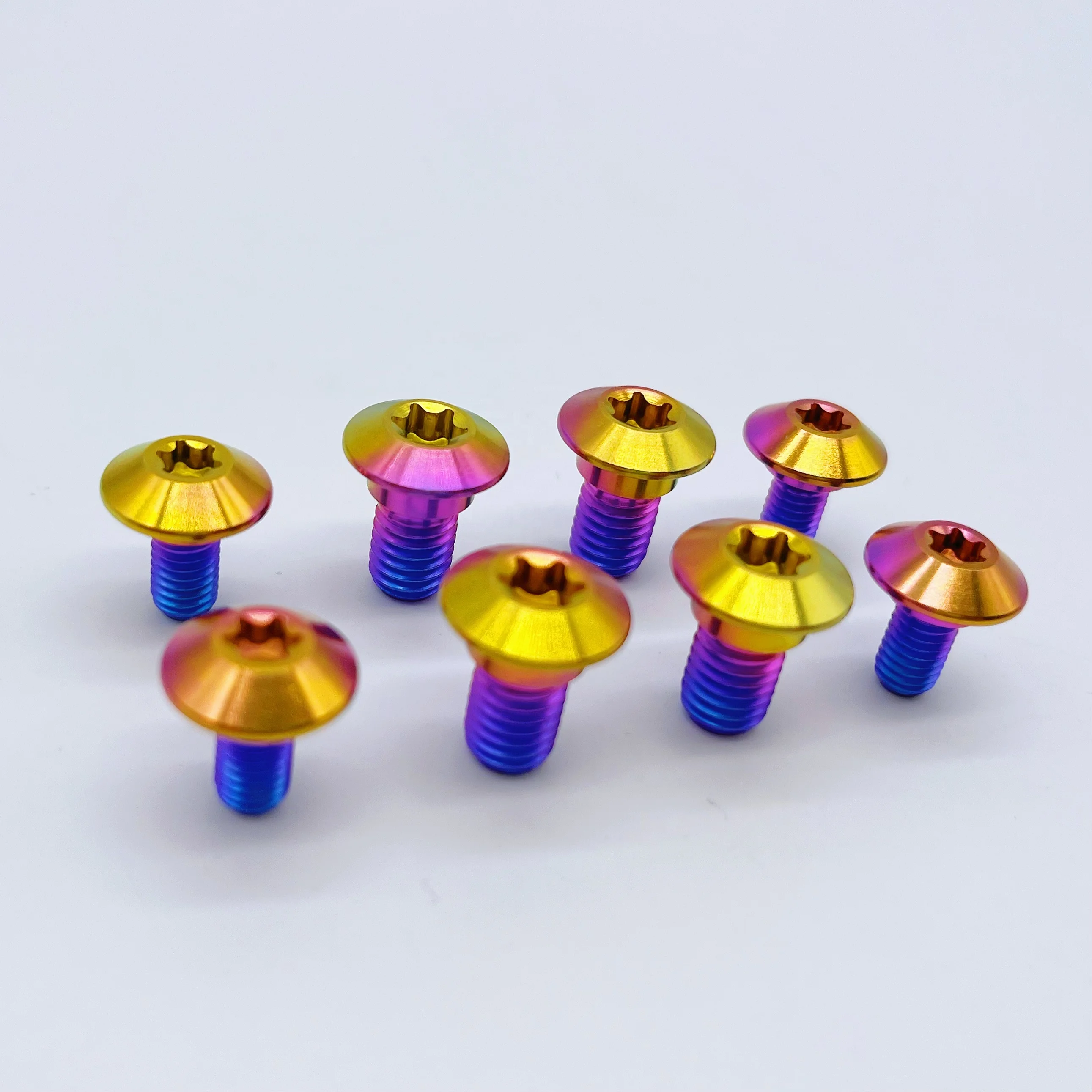 GR5 titanium Front and rear brake disc bolts for KAWASAKI