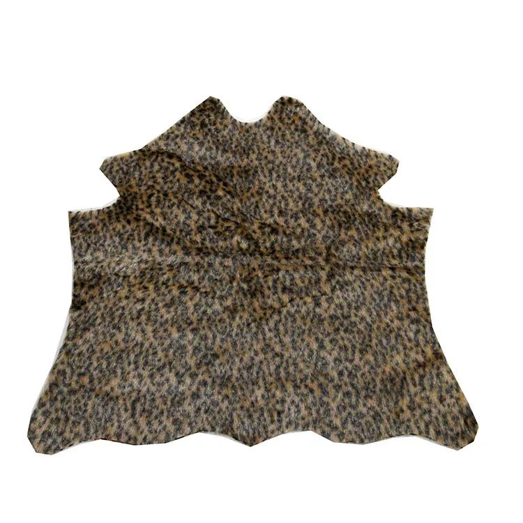 Home Decoration Sofa Living Room Acrylic Polyester Plush Animal Leather Faux Fur Area Rug Carpet