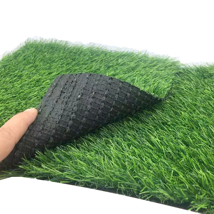 Cheap 30mm 3 tone green synthetic grass lawn for garden landscaping