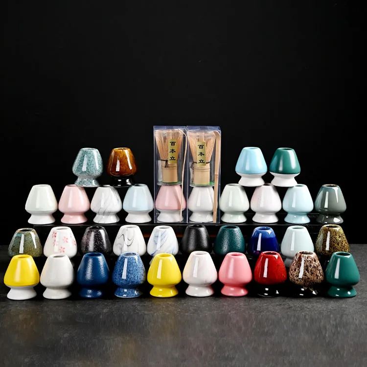 Wholesale custom logo bamboo whisk with box tea ceremony 3 pieces tradition matcha kit