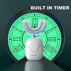 wholesales electric u-shaped sonic toothbrush u shaped electric toothbrush for adult