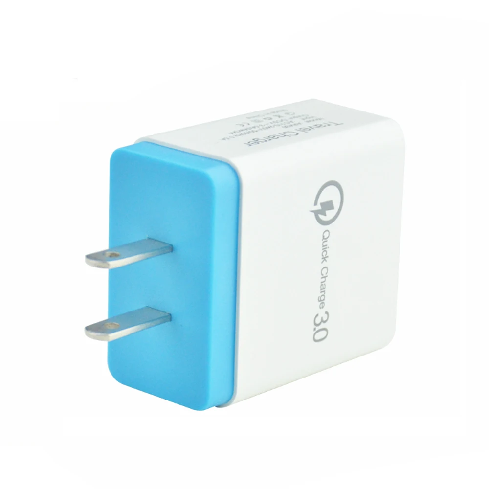 
SIPU Colorful EU US 4 Port USB Chargers Charging QC 3.0 Travel USB Wall Charger 