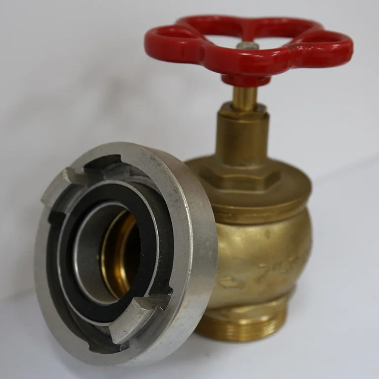 
2 Inch Brass Oblique Fire Hose Angle Valve with Storz Connection 