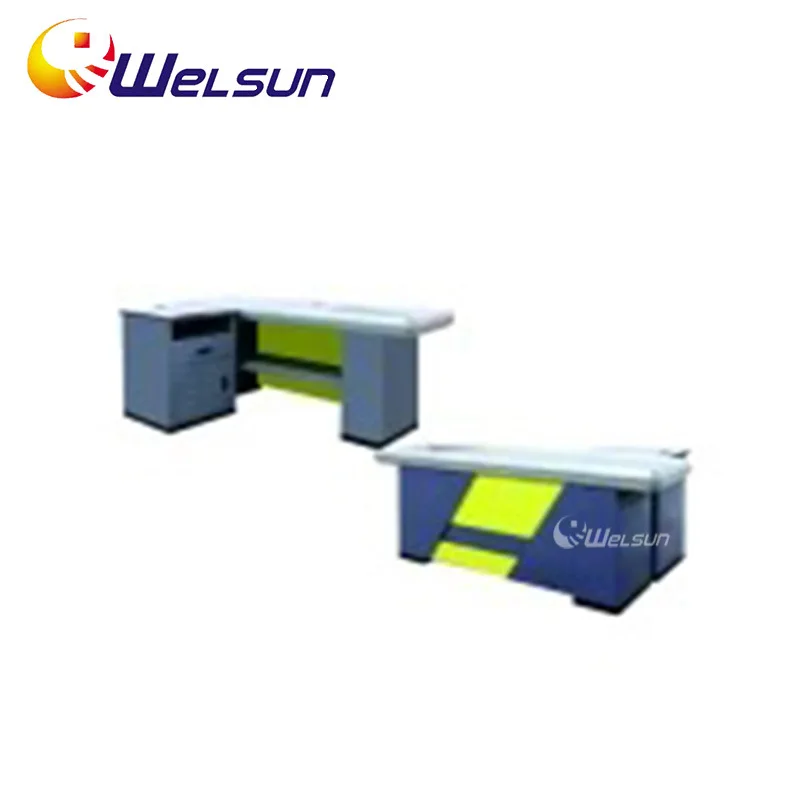 Multifunctional supermarket electric cashier iron convenience store corner cashier pharmacy cashier checkout counter