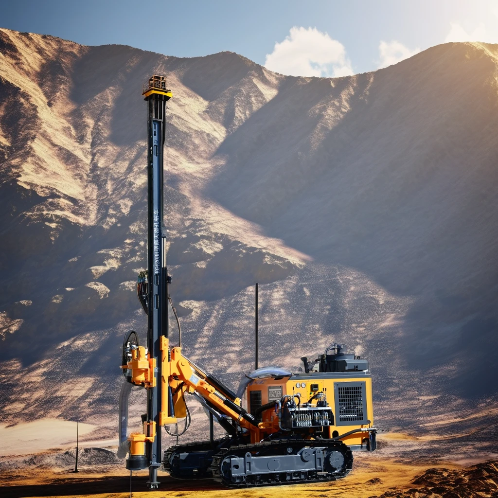 Kaishan KG series KG420BH Drilling Rig Portable Separated Crawler Dth Mine Drilling Rig hard rock blasting drill machine