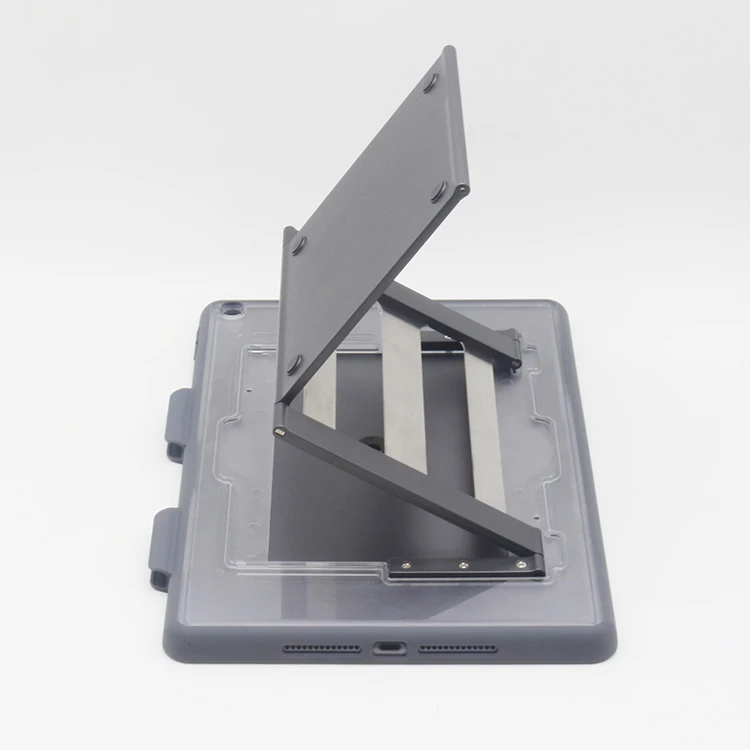 Plastic ipad stand case for ipad 10.2 case with pencil holder , adjustable stand
