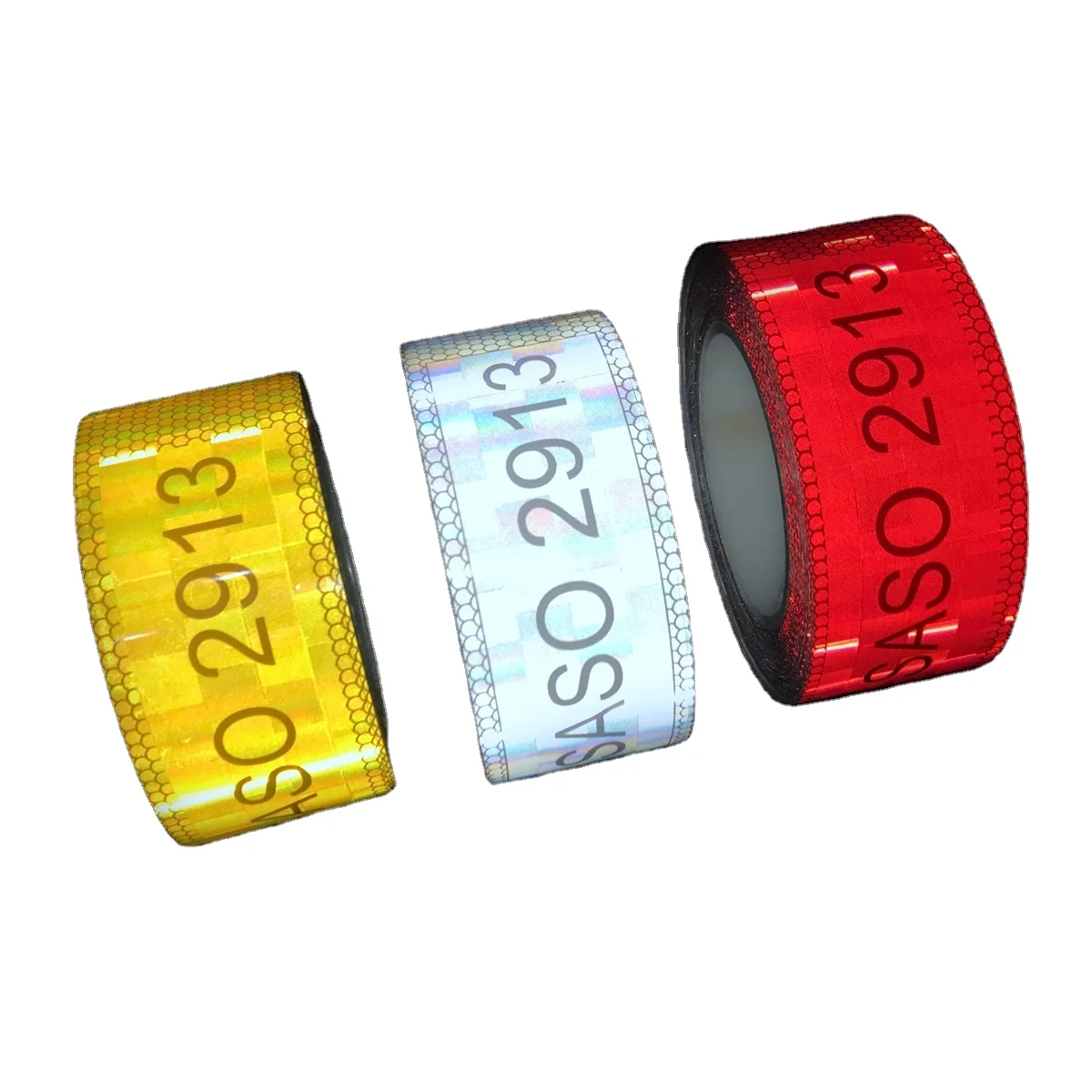 Saudi SASO 2913 Approved Yellow Reflective Tape - Superior Adhesion for Vehicle Safety