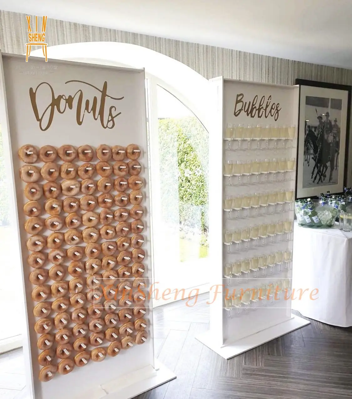 Wedding Decoration Acrylic Wine Display Party Wall Holder Champagne Wall