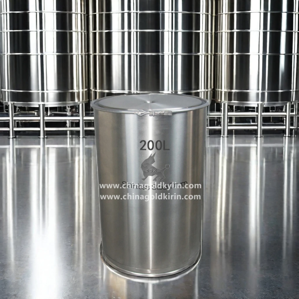 316 Food Grade Stainless Steel Drum 200 Litre Bucket