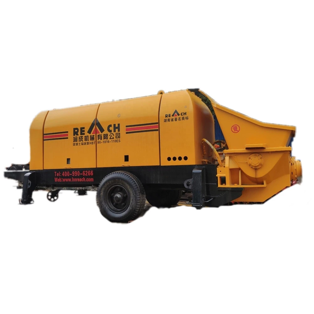professional 80m3 h diesel concrete pump with ISO9001