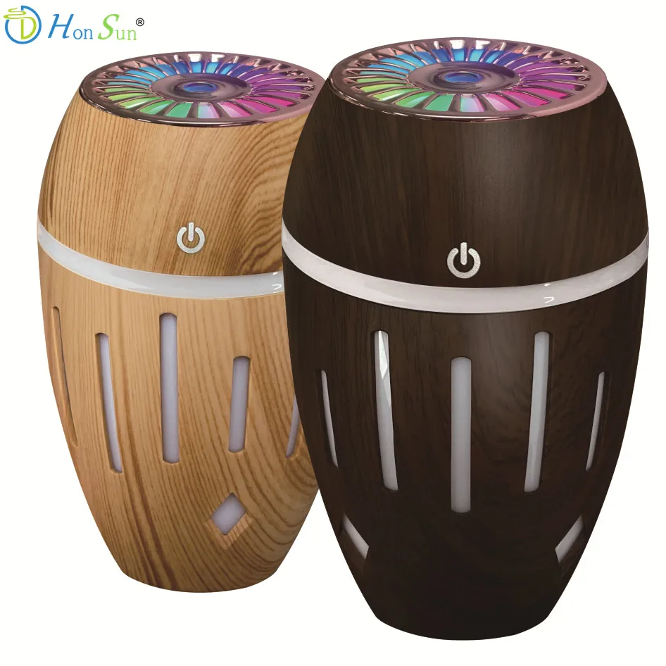 Hot Selling 300ml Dazzling light car humidifier Cool Nano Mist Sprayer Ultrasonic Portable Cup humidifier for Car