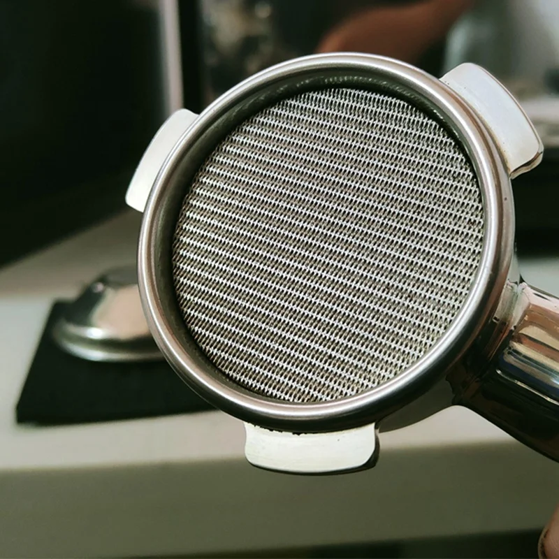 51mm 53.5mm 58.5mm Reusable Food Grade Stainless Steel Sintered Mesh Coffee Filter Disc Espresso Puck Screen