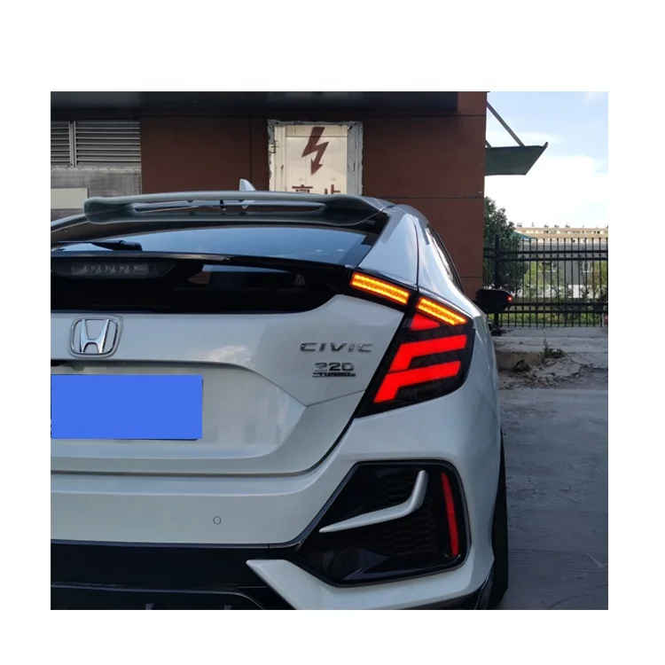  Оптовая продажа с завода HCmotion задние светодиодные фары для хэтчбека Honda Civic 2016-2020 ДХО анимации V2 FK7