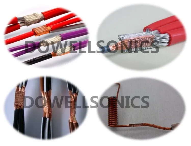 Pneumatic spot welding machine for metal wire and cable