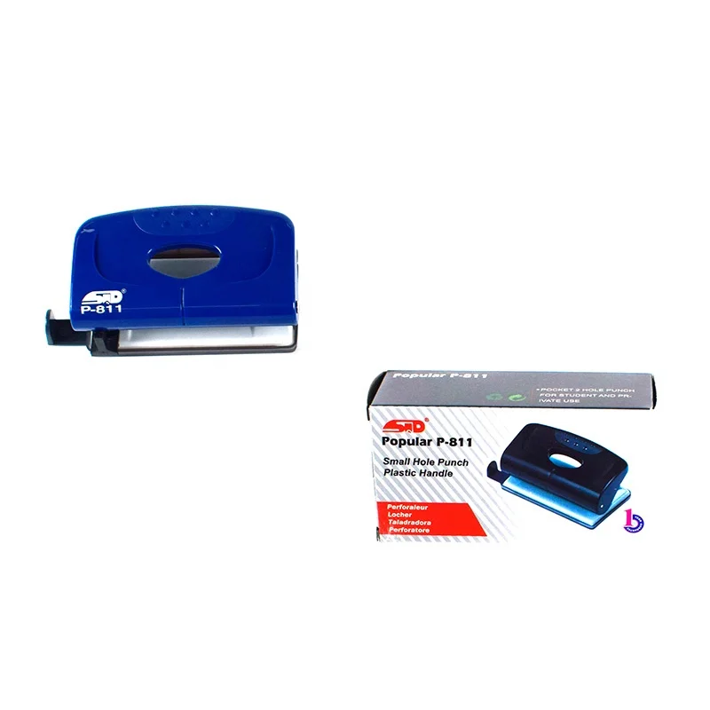P-811 Factory Price Paper Punching Machine Round Hole Manual 2 Holes Puncher Small 2 Hole Punch