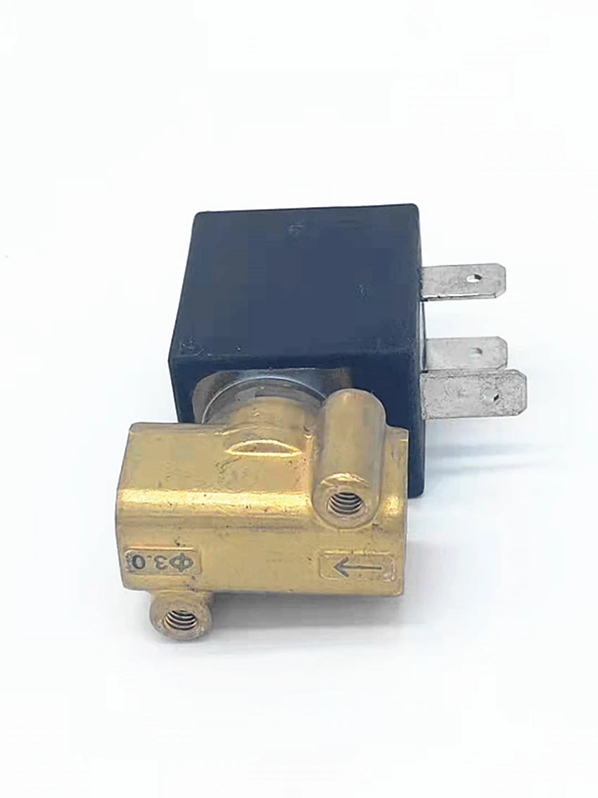 High quality 0.5L/min brass output solenoid valve mini 2 way 24V  water solenoid valve for coffee machine