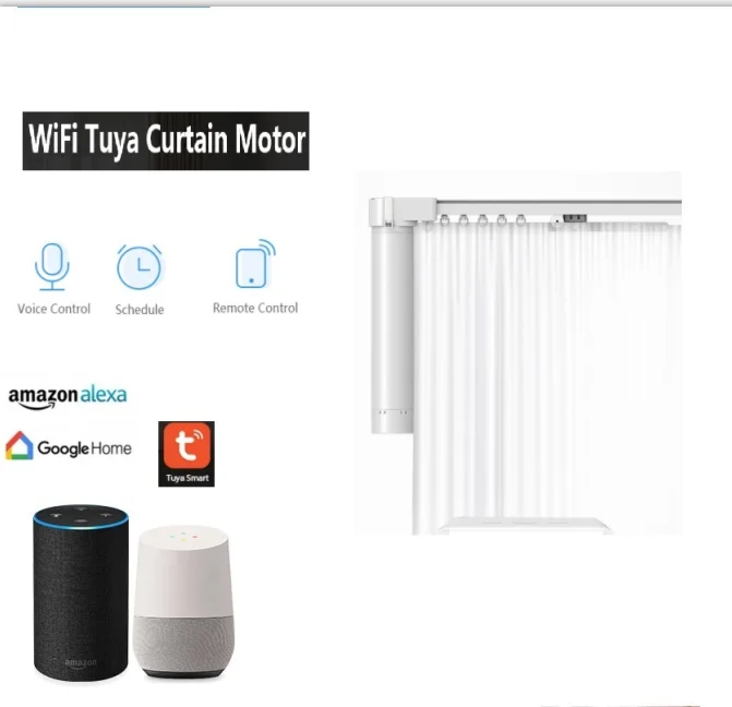 Wireless,wifi,knx,zigbee control electrical curtain motor,smart curtain for automatic window opener