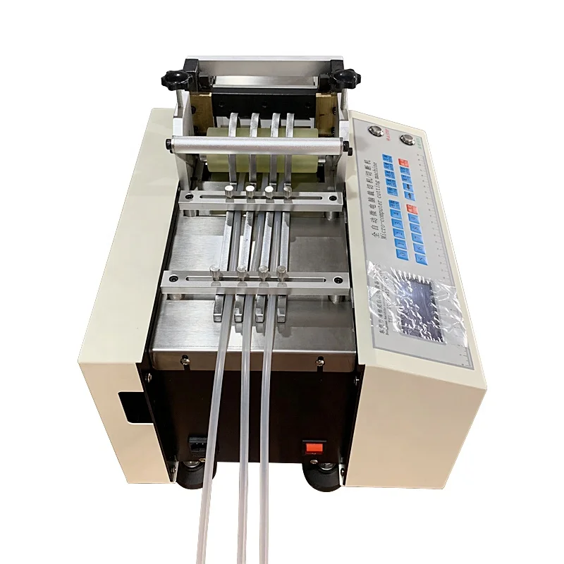 Microcomputer automatic rubber pipe cutting machine corrugated pipe cutting machine pu trachea cutting machine