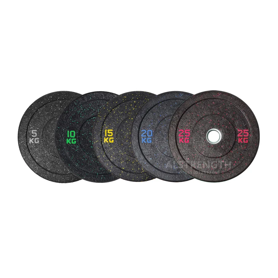 Weight lifting Rubber Hi-Temp Crumbs Bumper Plates Gym Particle Weights