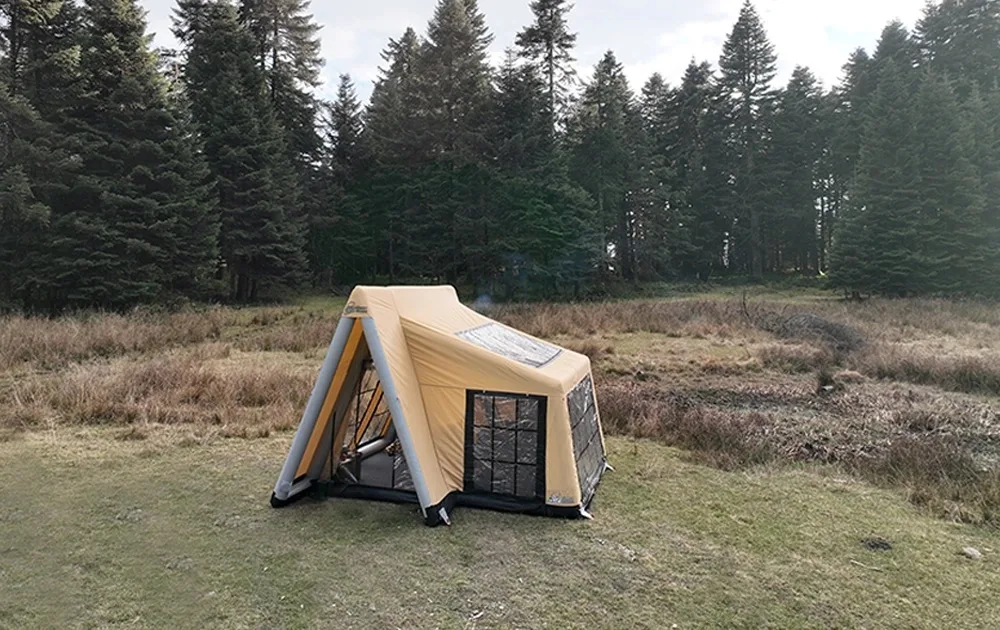 High Quality Air Inflatable Camping Tent House 2-8 Person Outdoor Portable Tent With Water Proof Roof for Climbers