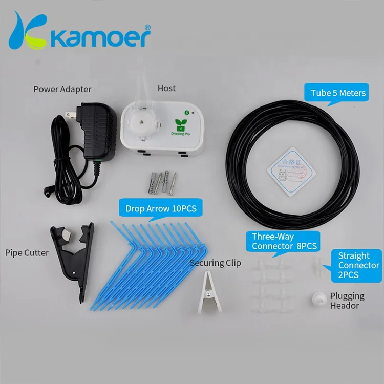  Умная Система полива Kamoer Dripping Pro с управлением через приложение автоматические насосы для орошения