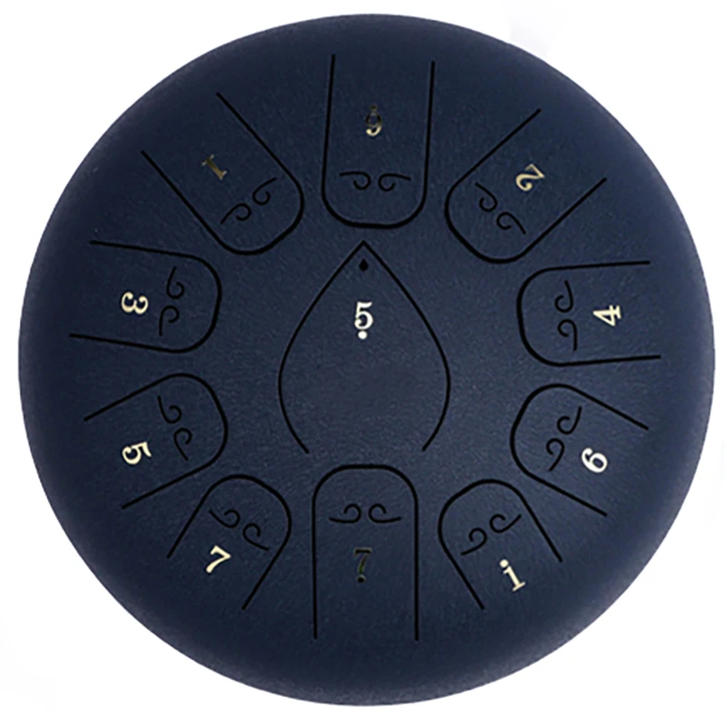 
Hangdrum Handpan Steel Tongue Drum 10 inch Handpan 11 notes Handpan Drum Mandolin Instrument Musical 