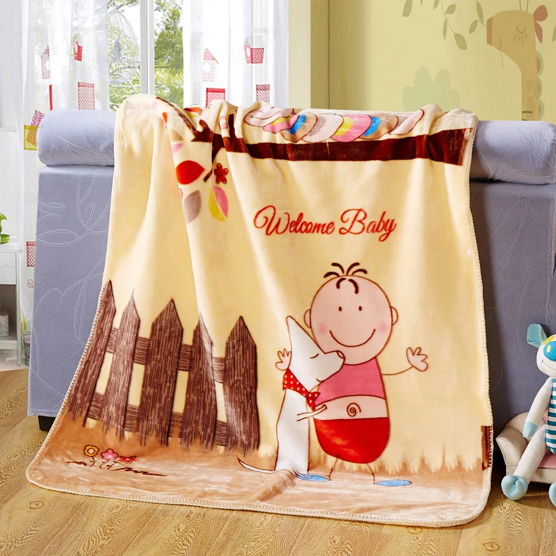 Оптовая продажа конкурентоспособная цена детское флисовое муслиновое одеяло для новорожденных