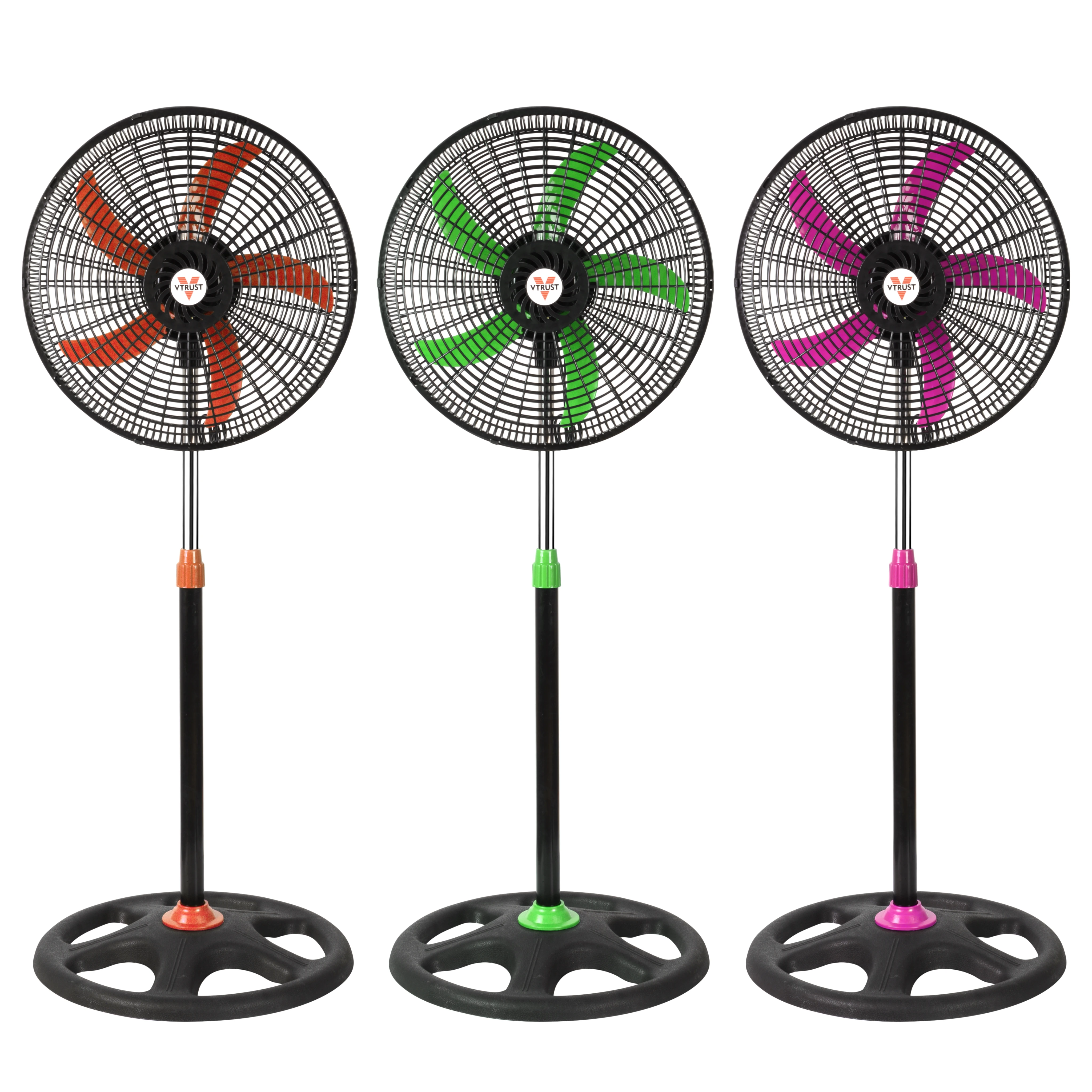 Stand Fan 18 Inch Plastic Pedestal 75W 110V Stand Fan Motor Electric Fan