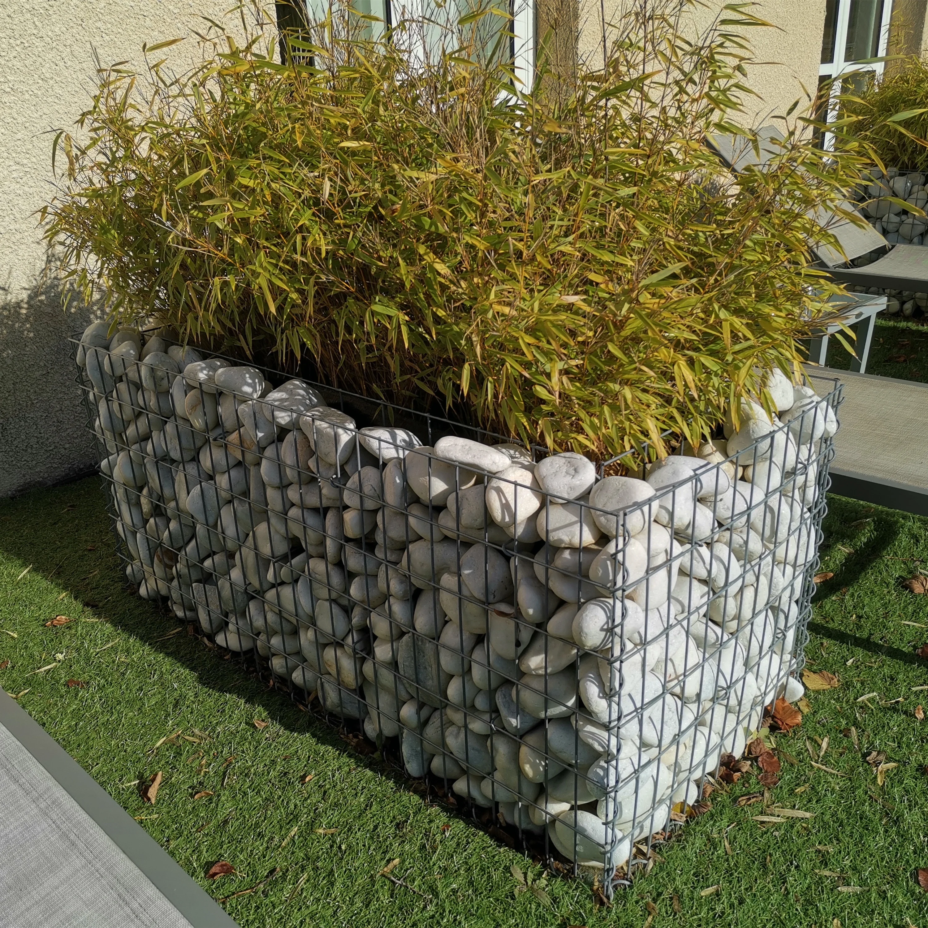 Best Price 50*100mm Galvanized Iron Gabion Basket Waterproof FSC-certified Gabion Box with Coating for Fence Gate Wire Model 3D