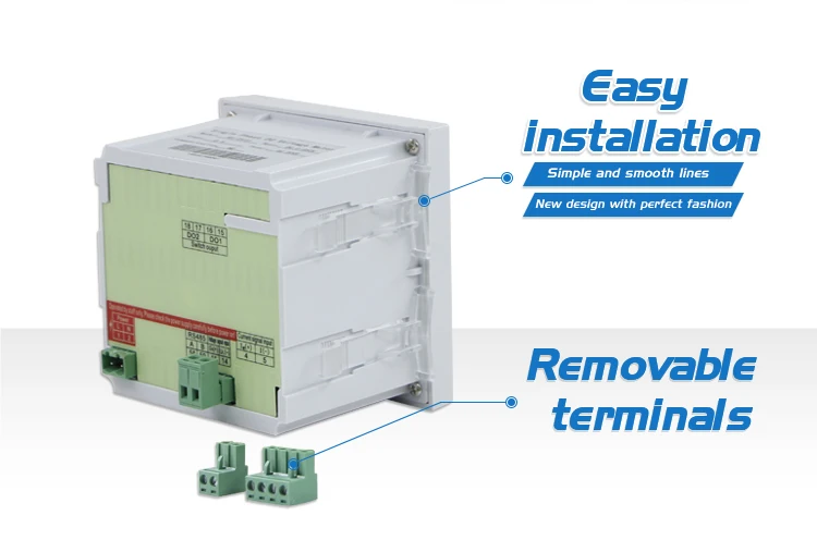Высокое качество переменного тока или источники питания постоянного тока 96*96 мм LED однофазный напряжения программируемый прибор для измерения RH-DV 31
