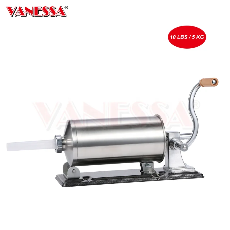 10LBS Horizontal Homemade Stainless Steel Sausage Maker Machine