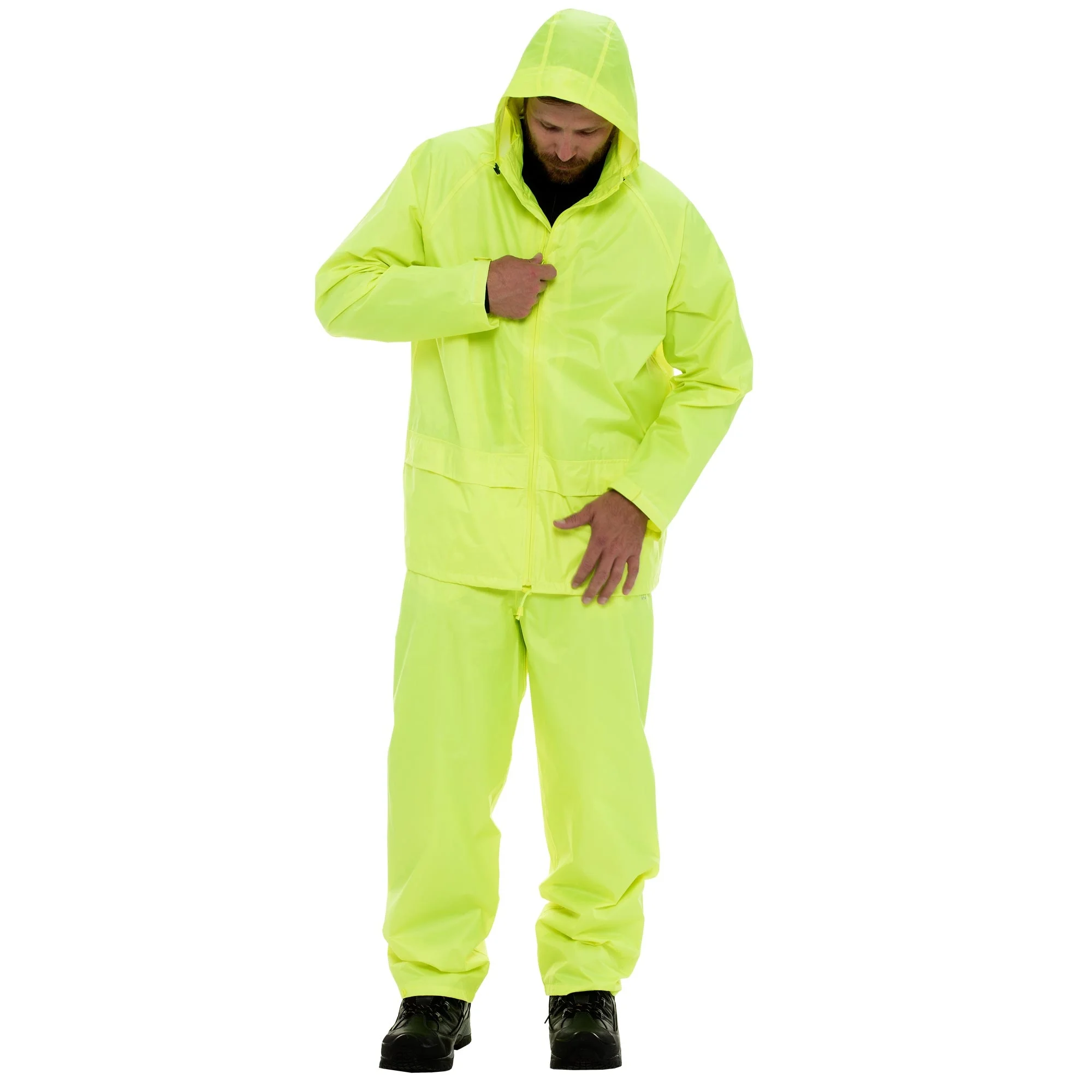 
 Защитный Водонепроницаемый дождевик, Воздухопроницаемый комбинезон, комплект дождевика из полиэстера, дождевик с капюшоном  