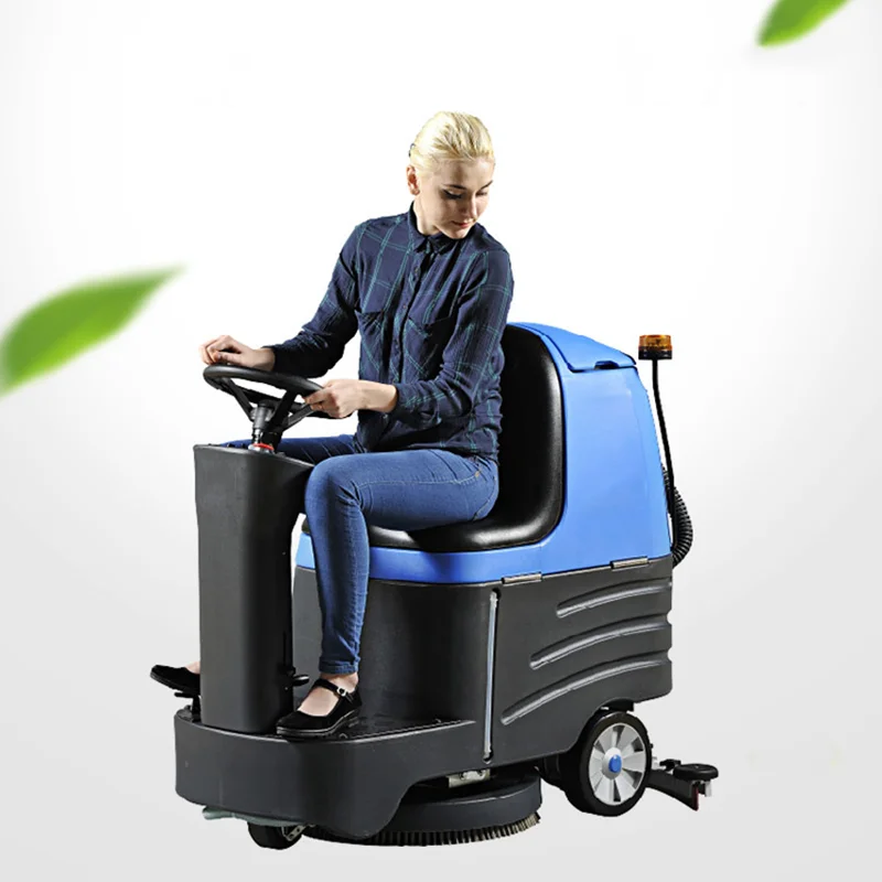Electric Floor Scrubber Multi Function Industrial ride on remote control scrubber floor cleaning machine to clean floor