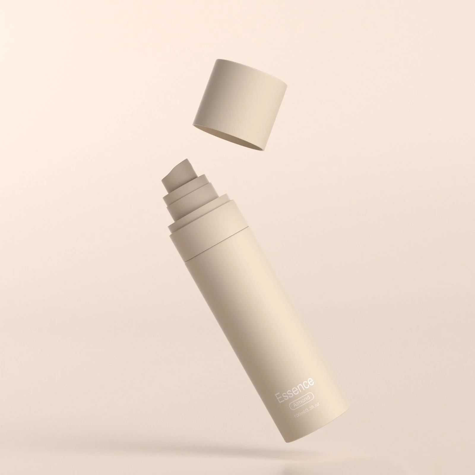 100ml Plastic Body Mist Perfume Spray Bottle with Cap for Cosmetics and Continuous Skincare Packaging