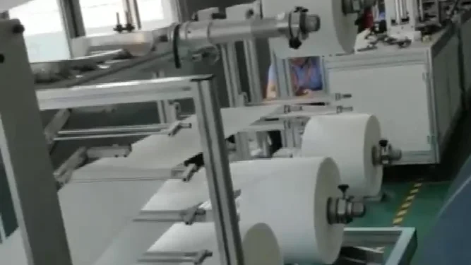 
Good quality non woven bath hat machine 